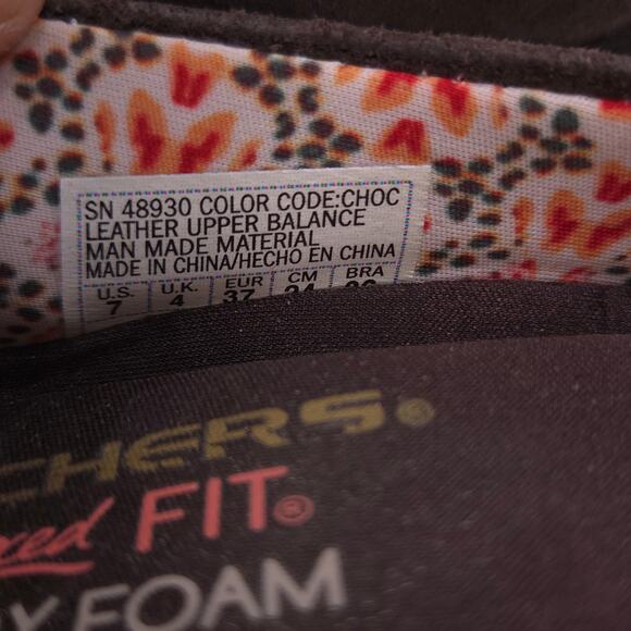 Skechers Relaxed Fit Pedestrian Moccasin Flat Womens Size 7 48930 Brown - Picture 9 of 9